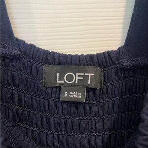 LOFT Navy Jumpsuit